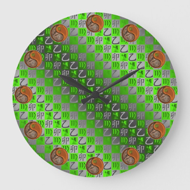 Grande Horloge Ronde Vierge & Lapin de Bois (Recto)