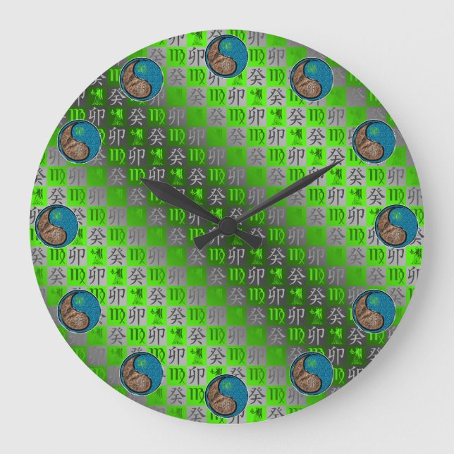 Grande Horloge Ronde Vierge & Lapin d'Eau (Recto)