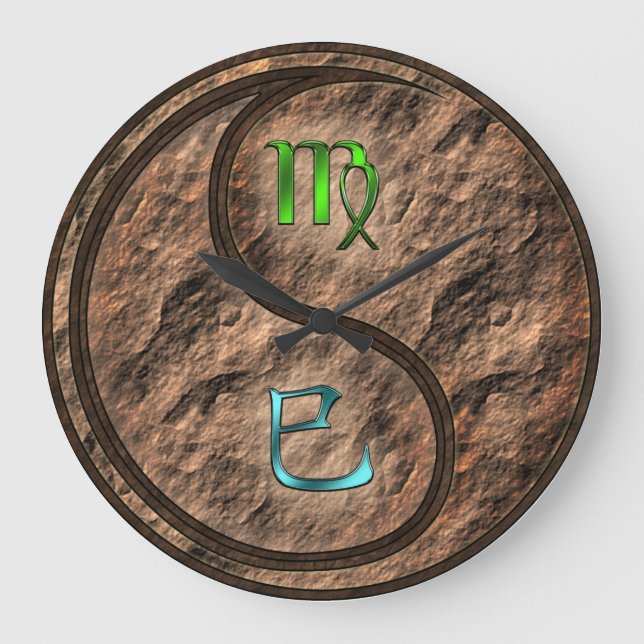 Grande Horloge Ronde Vierge & Serpent de Terre (Recto)