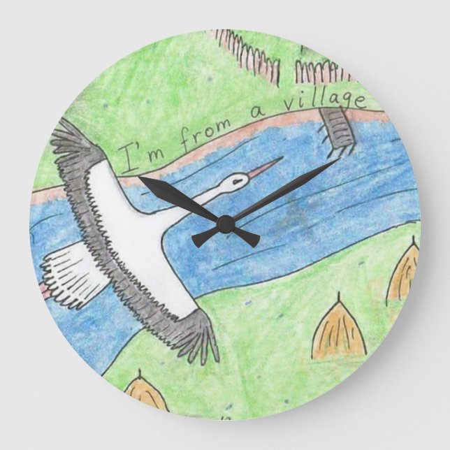 Grande Horloge Ronde Village Vibes (Recto)