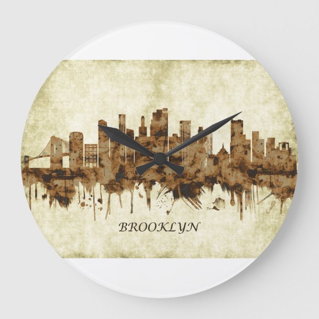 Grande Horloge Ronde Ville de Brooklyn New York (Recto)