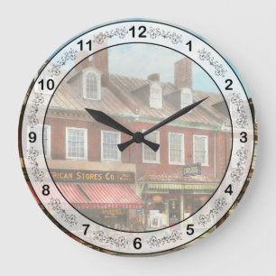 Grande Horloge Ronde Ville - Easton MD - Une tranche de la vie américai