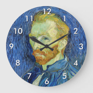 Grande Horloge Ronde Vincent van Gogh - Autoportrait avec Palette