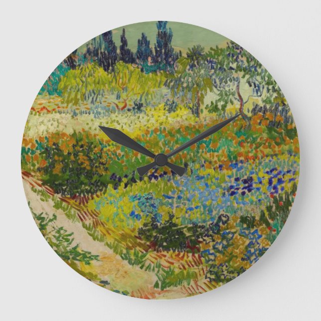 Grande Horloge Ronde Vincent Van Gogh Garden (Recto)