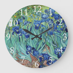 Grande Horloge Ronde Vincent van Gogh Iris.