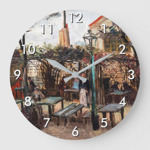 Grande Horloge Ronde Vincent Van Gogh - La Guinguette sur Montmartre