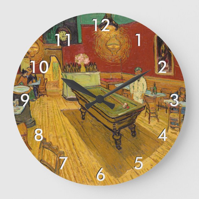 Grande Horloge Ronde Vincent van Gogh - Le Night Café (Recto)