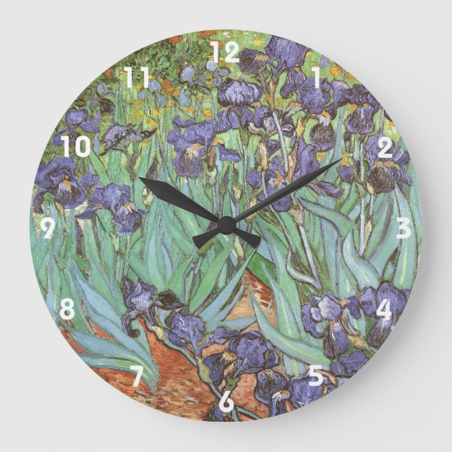 Grande Horloge Ronde Vincent van Gogh - Les Iris (Recto)