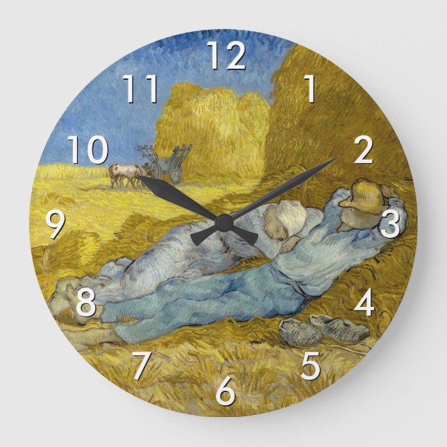 Grande Horloge Ronde Vincent Van Gogh - Noon, Rest from work / Siesta (Recto)
