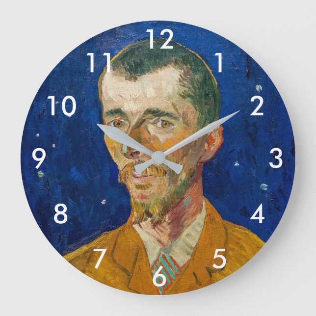 Grande Horloge Ronde Vincent Van Gogh - Portrait d'Eugene Boch, Arles (Recto)