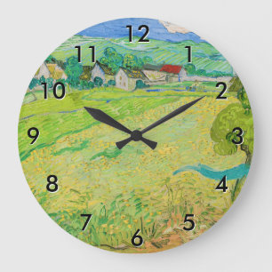 Grande Horloge Ronde Vincent van Gogh - Vue de Vessenots près d'Auvers