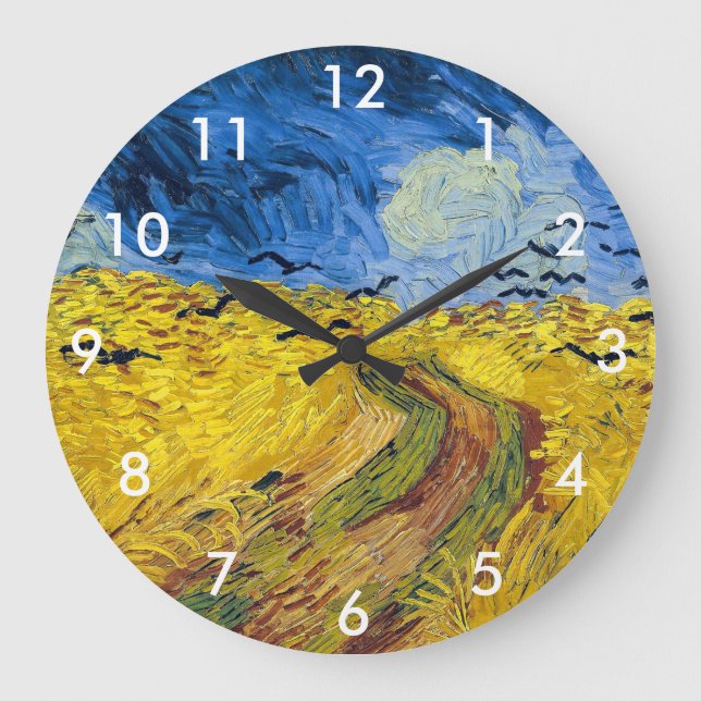 Grande Horloge Ronde Vincent van Gogh - Wheatfield with Crows (Recto)