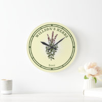 Vintage Basil Herb Botanique Art Carrelage en céra