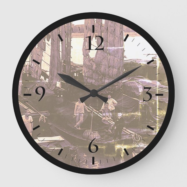 Grande Horloge Ronde Vintage Changsha xiang jiang (Recto)