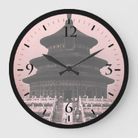 Vintage China Pekin Temple of Heaven Large Clock