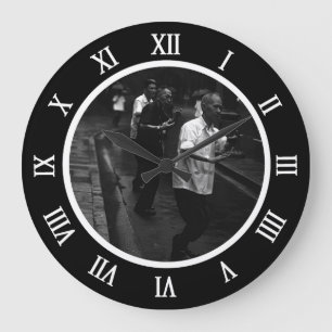 Grande Horloge Ronde Vintage China Shanghai morning gymnastic Canvas