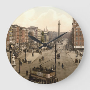 Grande Horloge Ronde Vintage Dublin Wall Clock