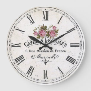 Grande Horloge Ronde Vintage français