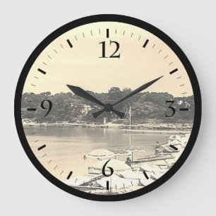 Grande Horloge Ronde Vintage France Nice Antibes La Garoupe Plage Mous