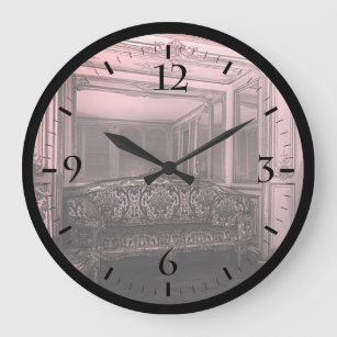 Grande Horloge Ronde Vintage France Versailles palais de la chambre de 