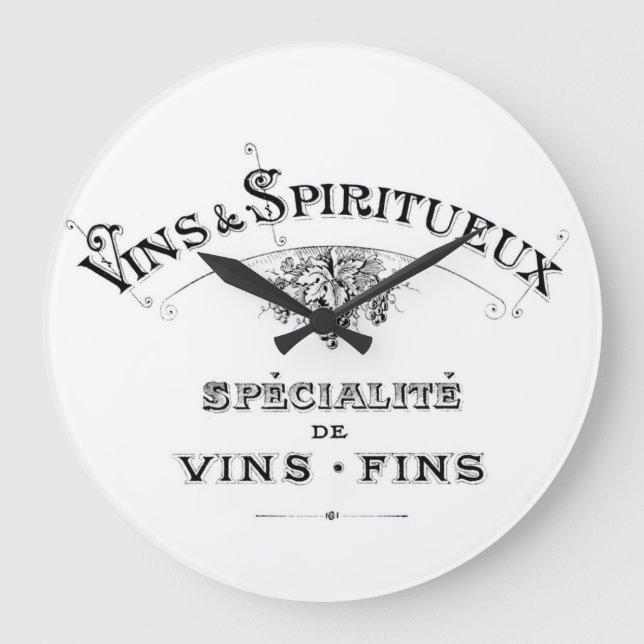 Grande Horloge Ronde Vintage French (Recto)