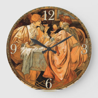 Grande Horloge Ronde Vintage Heidsieck & Co Monopoles Reims Wine