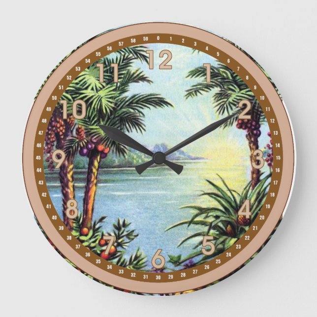 Grande Horloge Ronde Vintage Island (Recto)