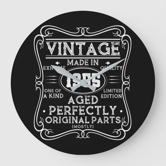 Grande Horloge Ronde Vintage Made In 1955 (Recto)