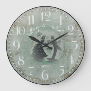 Grande Horloge Ronde Vintage mariage