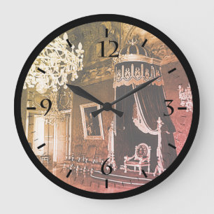 Grande Horloge Ronde Vintage Monaco Palais du Prince La Thron Watch