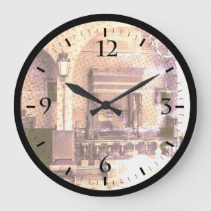 Grande Horloge Ronde Vintage Monaco Palais Prince Louis XIII