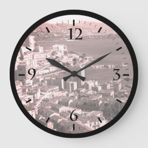 Grande Horloge Ronde Vintage Monaco Principauté Monte Carlo port Watch