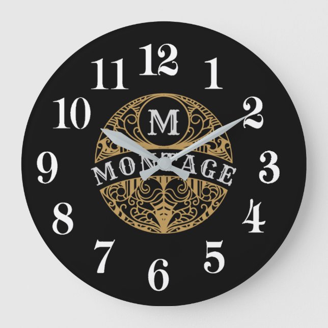 Grande Horloge Ronde Vintage montage Tatoo (Recto)
