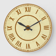 Vintage Roman Numerals Clock