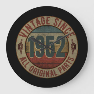 GRANDE HORLOGE RONDE VINTAGE SINCE 1952