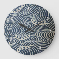 Vintage textile japonais, Motif d'onde