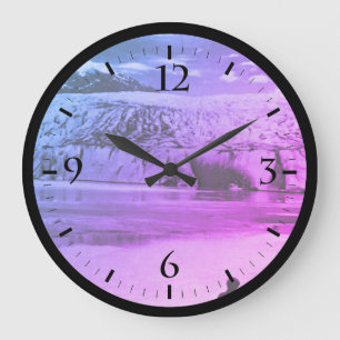 Grande Horloge Ronde Vintage USA Alaska Mendenhall glacier Juneau Watch