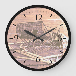 Grande Horloge Ronde Vintage USA Alaska Yukon