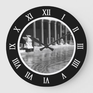 Grande Horloge Ronde Vintage USA Californie San Simeon Neptune piscine 