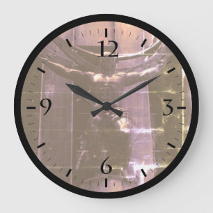 Grande Horloge Ronde Vintage USA New York voleur Atlas statue Coque