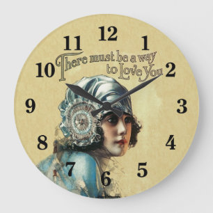 Grande Horloge Ronde Vintage Way