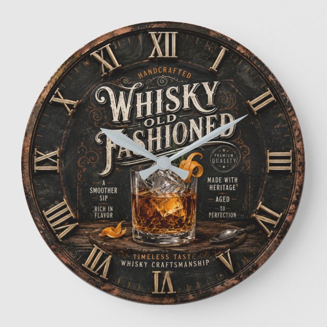 Grande Horloge Ronde Vintage Whiskey  (Recto)