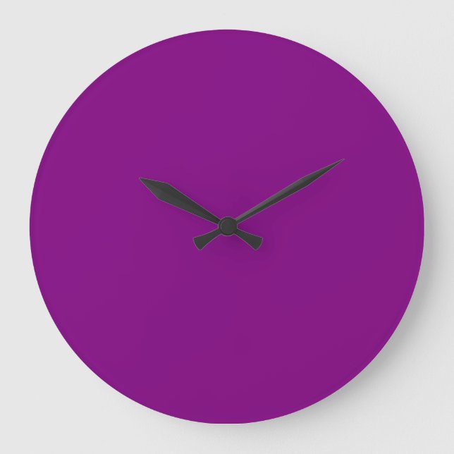 Grande Horloge Ronde Violet (Recto)