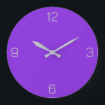Grande Horloge Ronde Violet bleu 8A2BE2 Couleur - Ajouter une option de<br><div class="desc">Une image PNG pleine échelle basée sur le code HEX (triplet hexadécimal à six chiffres) montré. Utilisez ce code pour mélanger, mettre en correspondance et customiser tout autre élément pour l'accompagner ou pour l'ajouter à d'autres collections. Les codes hexadécimaux peuvent être utilisés pour customiser la plupart des couleurs de texte...</div>