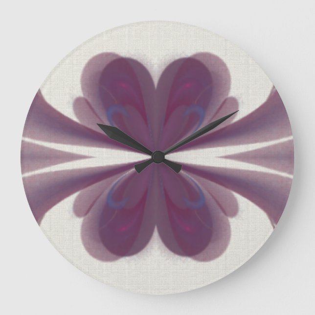 Grande Horloge Ronde Violet Bow (Recto)