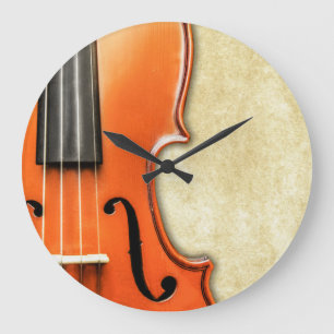 Grande Horloge Ronde Violin Clock