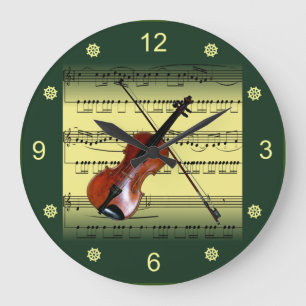 Grande Horloge Ronde Violin Rolled Sheet Music