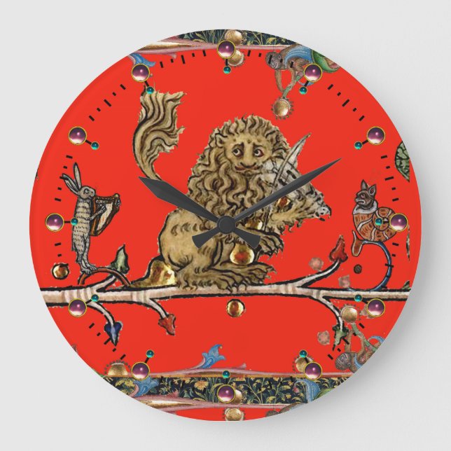 Grande Horloge Ronde Violoniste Lion, Hare (Recto)