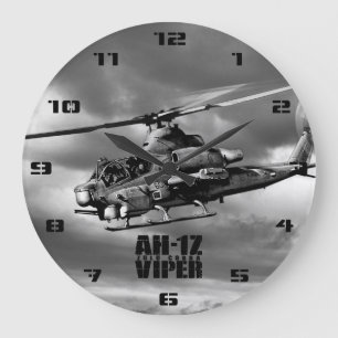 Grande Horloge Ronde Viper AH-1Z