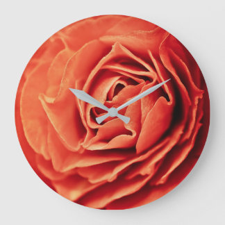 Grande Horloge Ronde vivant rose